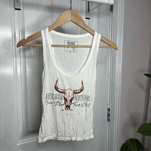 REVICE White Bull Graphic Tank Top